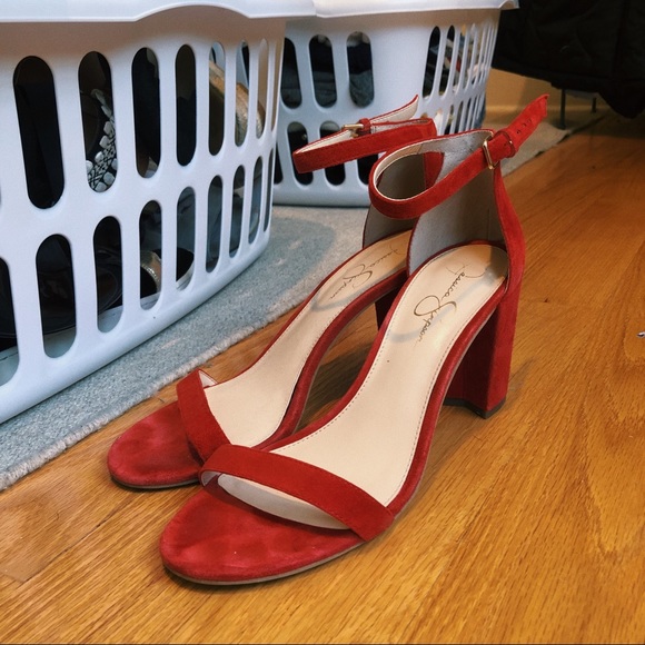 Suede Red heels - Picture 2 of 2